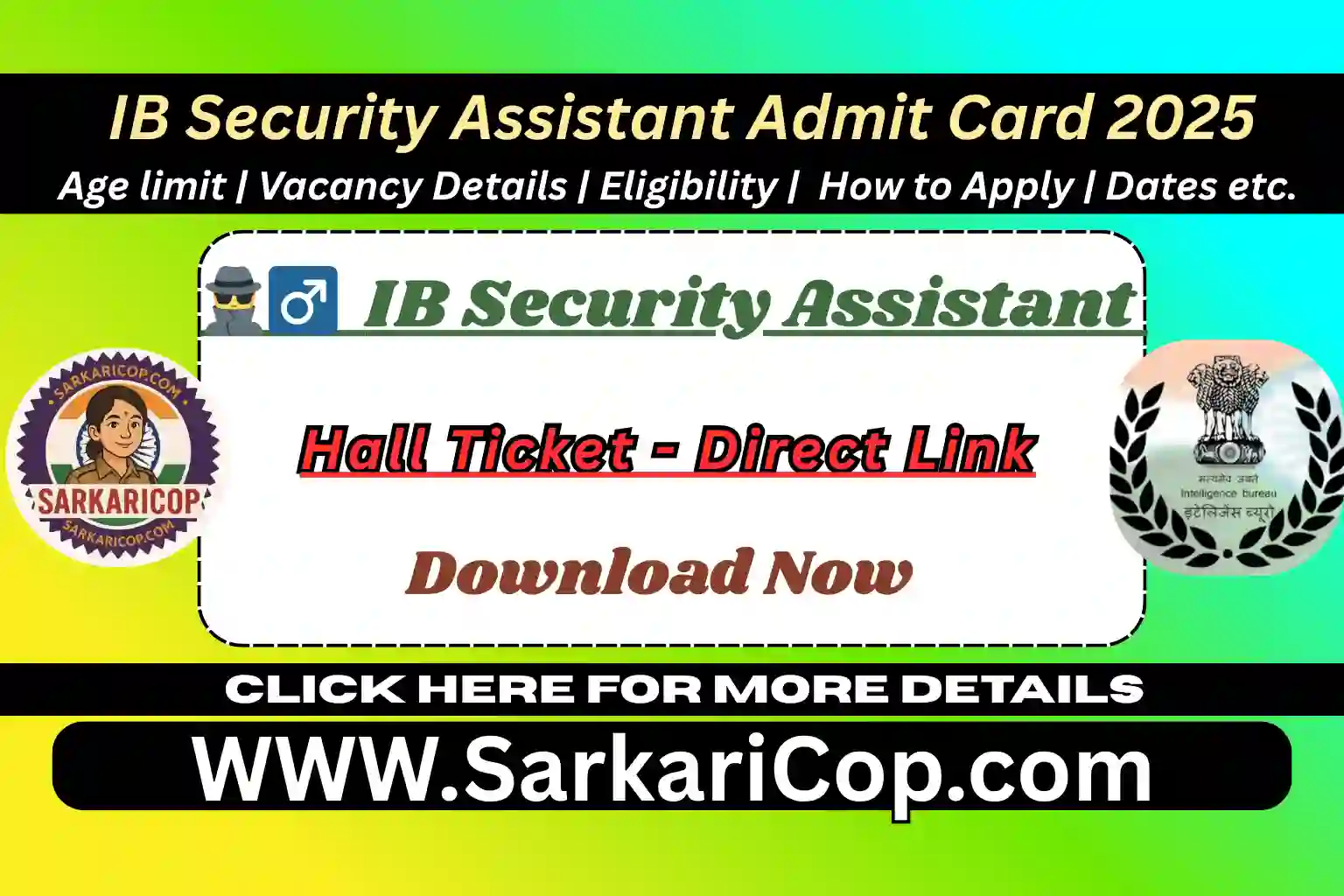 IB Security Assistant Admit Card 2025 – Official Download Link and Exam Details Download IB Security Assistant Admit Card 2025 – Exam Date & Instructions IB Security Assistant 2025 Hall Ticket – Official PDF Download IB Admit Card 2025 – Security Assistant Exam Details