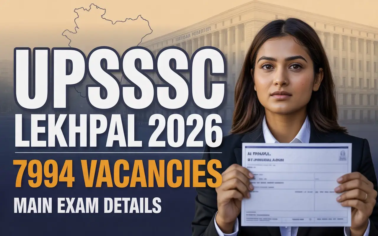 UPSSSC Lekhpal Main Examination 2025 – 7994 Powerful Government Vacancies