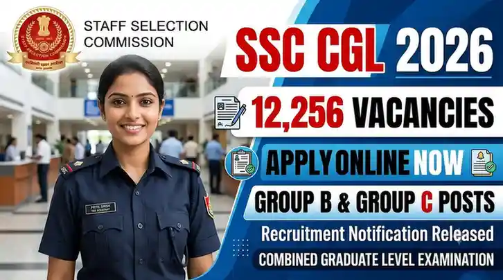 SSC CGL Recruitment 2026 Notification for 12256 Vacancies